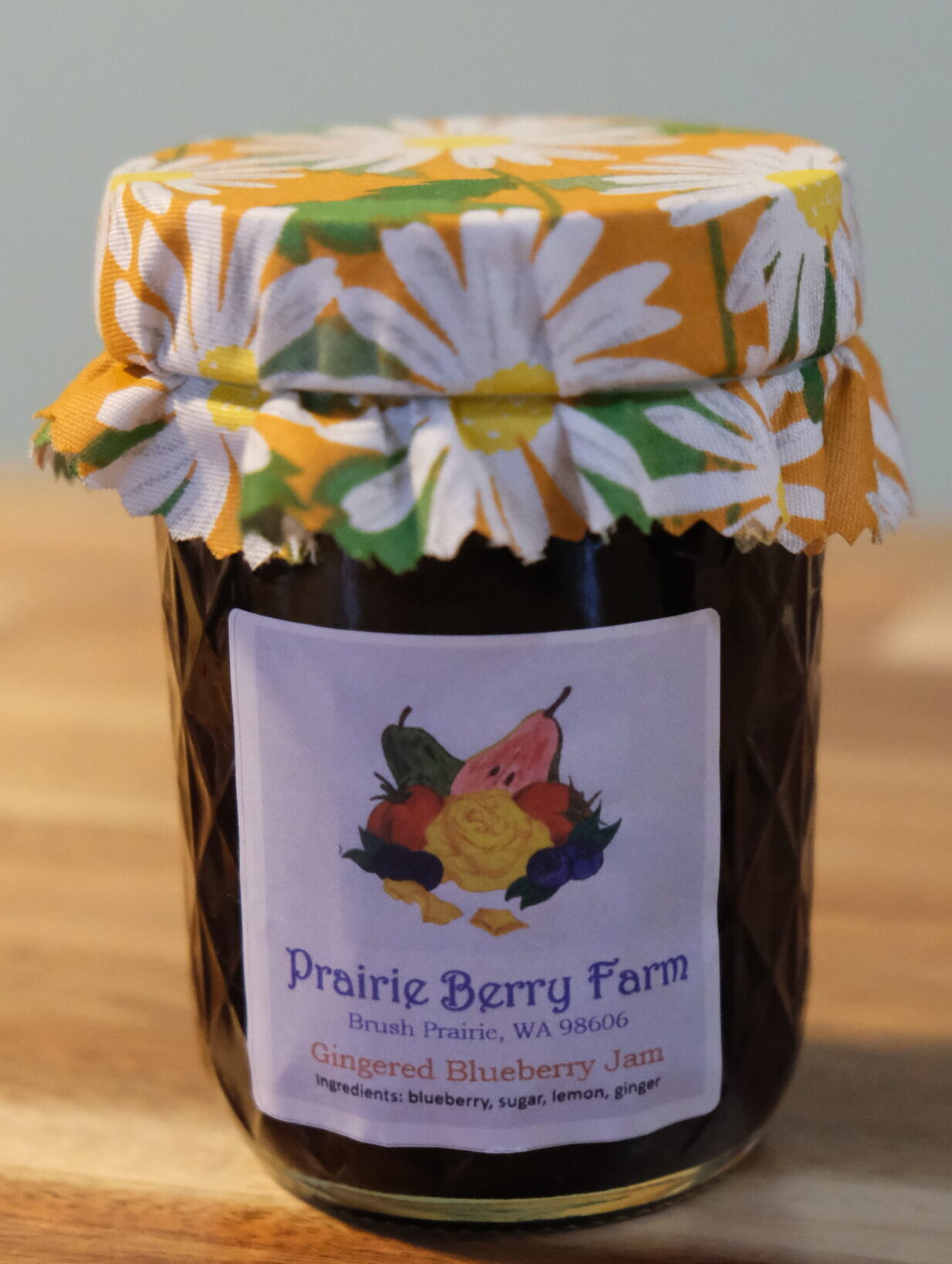 Gingered Blueberry Jam